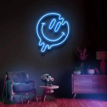 Smile Face Emoji Neon Light – Fun & Playful LED Neon Sign | Neon Signs Pakistan